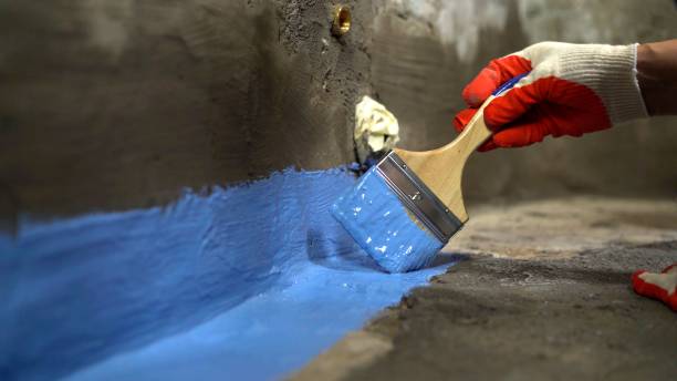 Commercial Foundation Crack Repair project at a Hebron, OH business property by SJ Waterproofing Pros